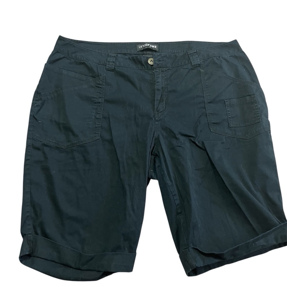 Lane Bryant Black Bermuda Shorts Plus Size 18 Women’s Summer Lightweight